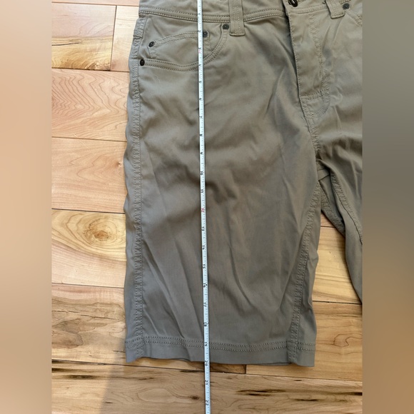 Prana Men's Light Olive Shorts - Picture 5 of 6
